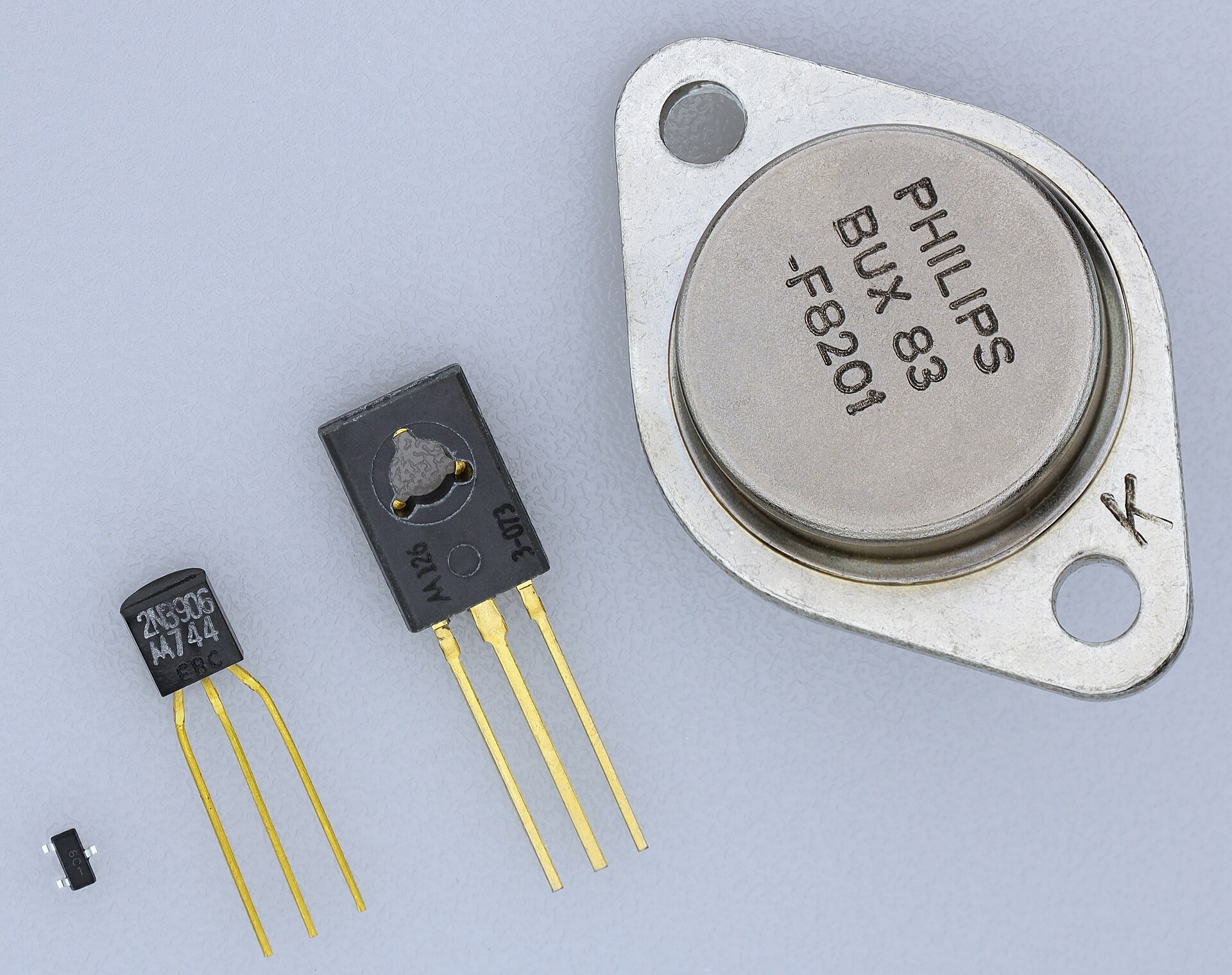 Assorted discrete semiconductor transistors