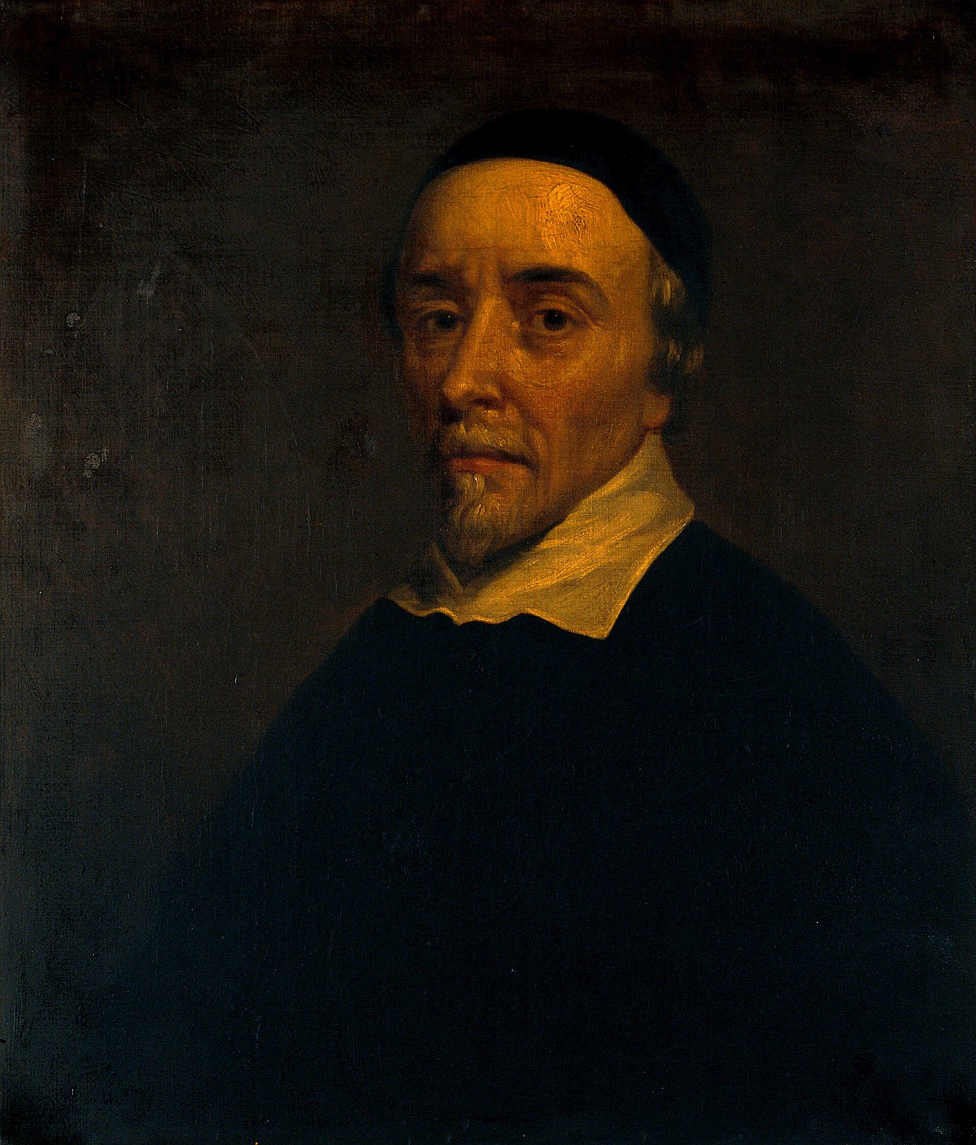 Historical portrait of physician William Harvey